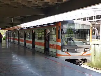 Rame modernisée de deux voitures du métro d'Erevan