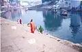Ramghat à Chitrakuta (Madhya Pradesh).