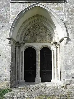 Vue du portail.