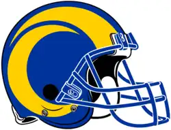 Description de l'image Rams de LA casque.png.
