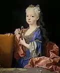Marie Anne Victoire enfant par Jean Ranc.