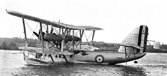 Vue de l'avion.