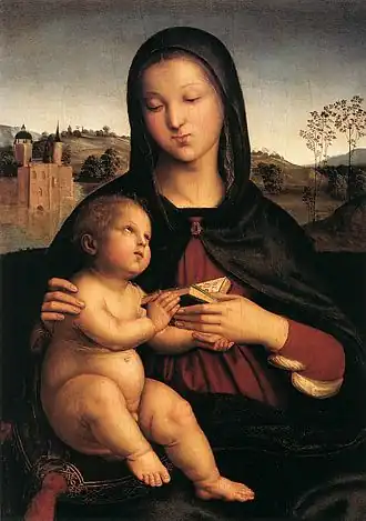 Raphaël - La Madone Pasadena (1503)