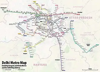 Image illustrative de l’article Métro de Delhi