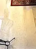 Dalle funéraire à effigie gravée d'un curé de Raray.