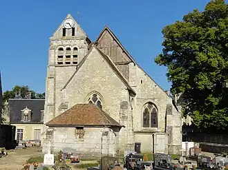 Vue depuis l'est.
