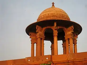 Chhatri du palais du gouvernement de New-Delhi