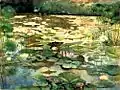 Autre tableau avec des plantes Nymphaeaceae