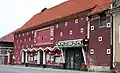 Grange saxonne réaménagée en cinéma (aujourd'hui fermé)