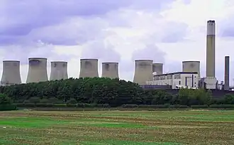 Ratcliffe-on-Soar, la centrale à charbon fermée en 2024.