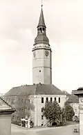 L'hôtel de ville vers 1935 (photographie).