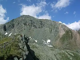 Vue depuis le sud.