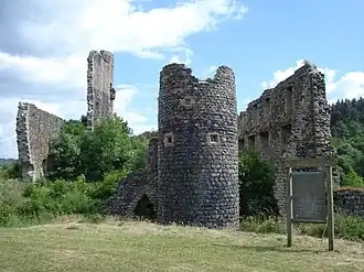 Le château de Jonchères à Jonchères.