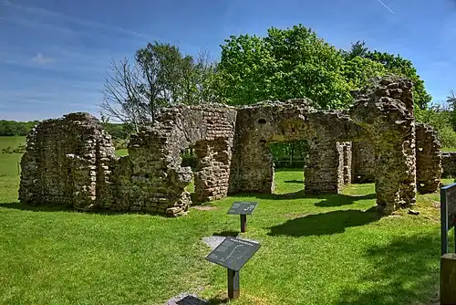 Vestiges des thermes.