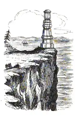Monument chinois à Tyr dessiné en 1861