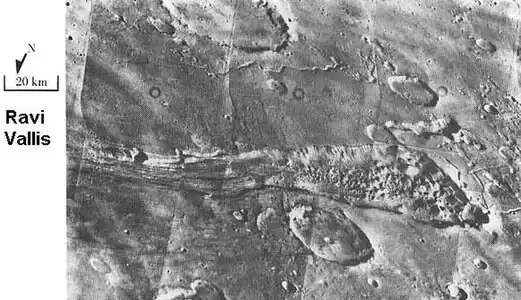 Vue par la sonde Viking.