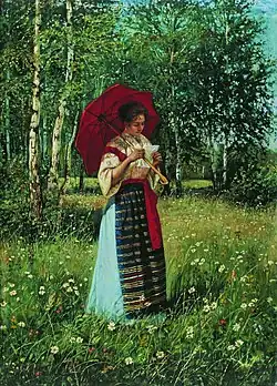 «La lecture de la lettre», 1892.  Musée des beaux-arts de Soumy, Ukraine