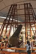 Télescope construit pour l'observatoire royal de Madrid&nbsp;(es) entre 1796 et 1802 (reconstruction).