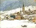 John Recknagel ː Village de montagne (avant 1940).