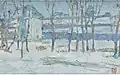 John Recknagel ː Paysage d'hiver (1907).