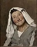 John Recknagel ː Portrait d'une vieille femme (avant 1940).