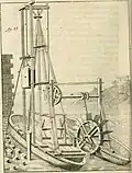 Machine pour battre le mouton au moyen du courant d'une rivière