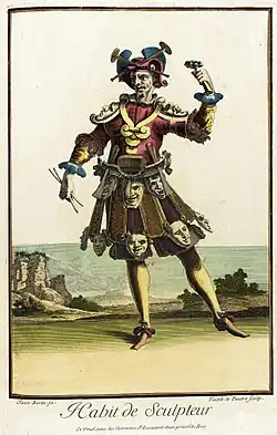 Description de l'image Recueil des modes de la cour de France, 'Habit de Sculpteur' LACMA M.2002.57.133.jpg.