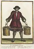 Porteur d'eau au XVIIe&nbsp;siècle