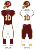 Uniformes utilisés jusqu'en fin de saison 2019.