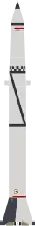 Dessin vectoriel du PGM-11 Redstone Block I.