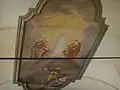 Plafond peint à fresque du réfectoire