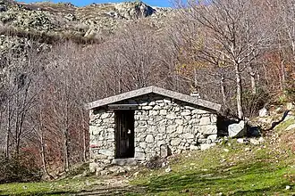 Refuge d'E Capannelle (1&nbsp;642&nbsp;m).