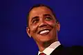 Sosie de Barack Obama, incarné par Reggie Brown (en).