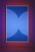"Colormirror Moons Nr 2"  à la  la lumière noire