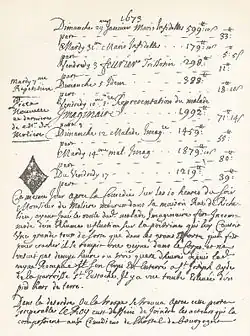 Page manuscrite.
