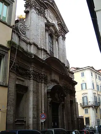 Façade de l'église Saint-Jérôme-de-la-Charité
