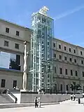 Ascenseur du musée.