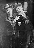 Happy days, autoportrait photographique d'Oscar Gustave Rejlander et de son épouse Mary Bull, vers 1872.
