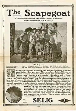 Description de l'image Release flier for THE SCAPEGOAT, 1912.jpg.