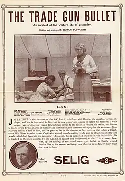 Description de l'image Release flier for THE TRADE GUN BULLET, 1912.jpg.