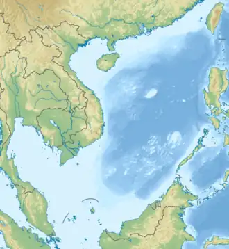 (Voir situation sur carte : mer de Chine méridionale)