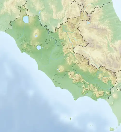 (Voir situation sur carte : Latium)
