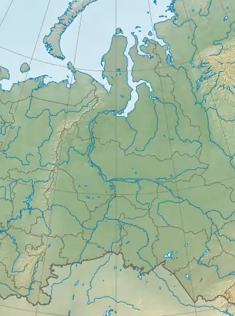 Voir sur la carte topographique du district fédéral de l'Oural