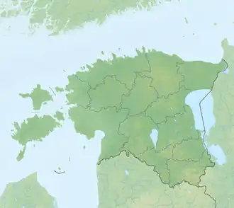 Voir sur la carte topographique d'Estonie
