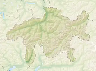 (Voir situation sur carte : canton des Grisons)