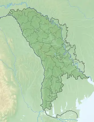 Voir sur la carte topographique de Moldavie