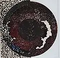 Reliefs de cibles 6, cibles gravées, peintes, collages, 2010.