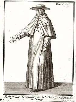 Religieux trinitaire réformé (France, XVIIIe&nbsp;siècle).
