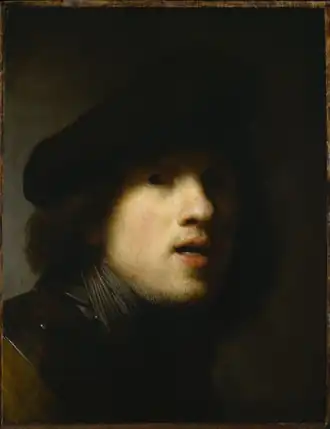 RembrandtAutoportrait de Clowes 1630