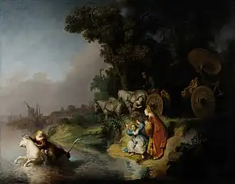 Rembrandt, L'Enlèvement d'Europe, 1632.
